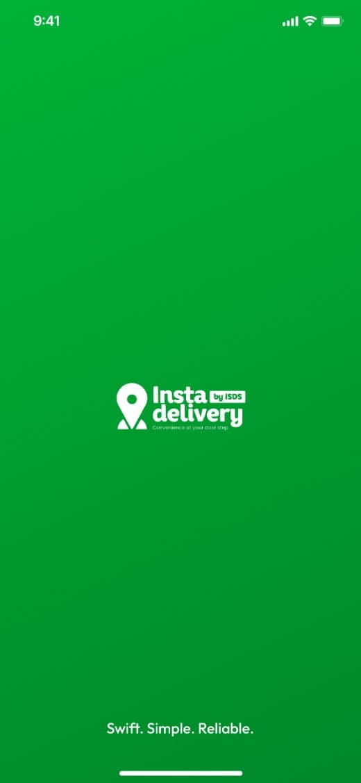 Insta-Delivery splash screen